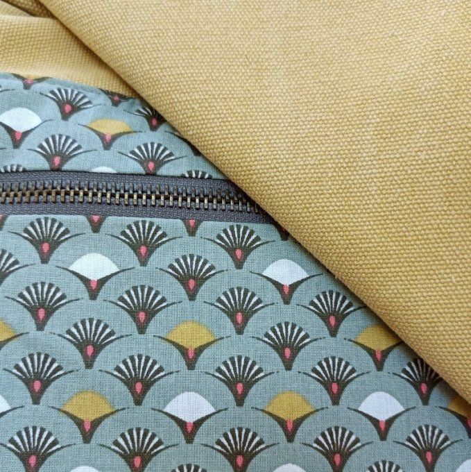 Besace toile Cayman jaune - Futon