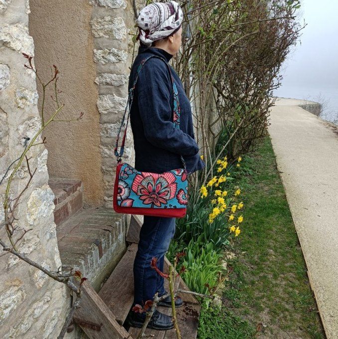 Besace rouge - Rabat Indienne