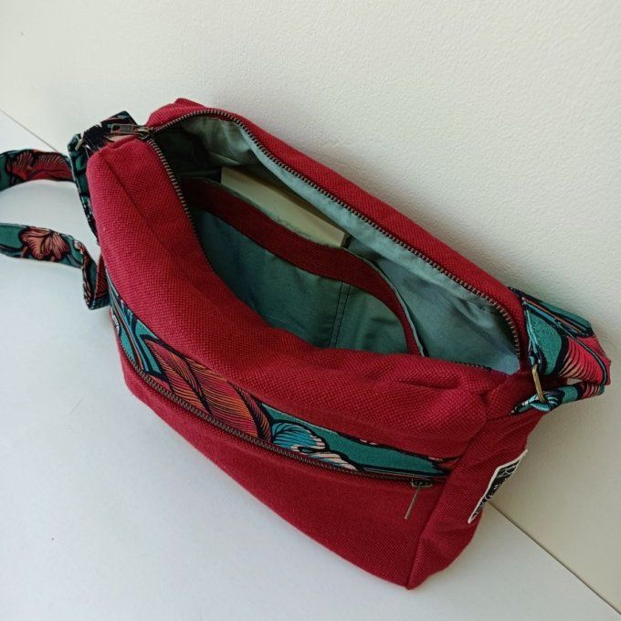 Besace rouge - Rabat Indienne