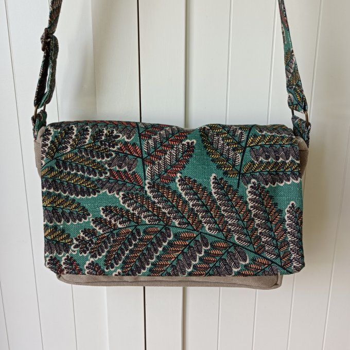 Besace toile Cayman ficelle - Rabat Victoire vert