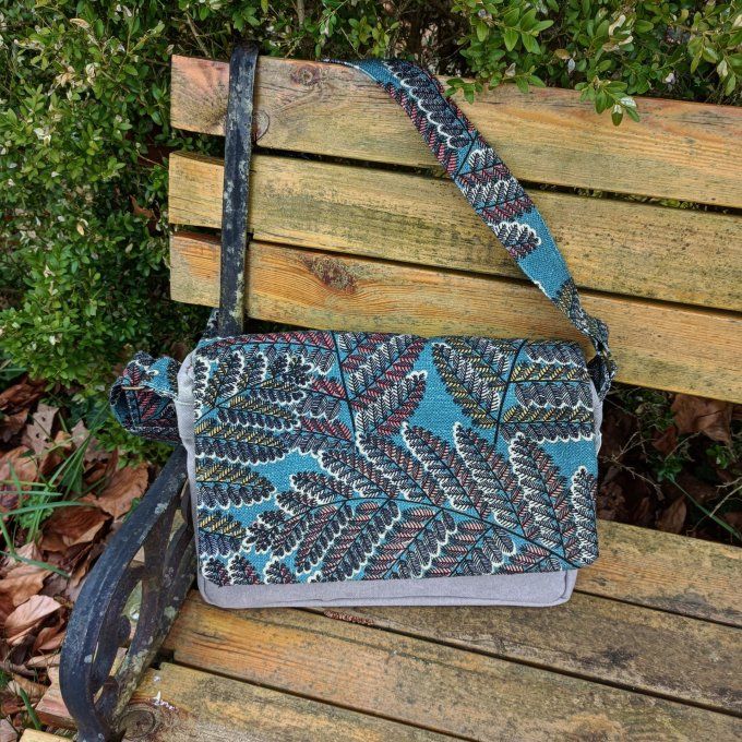 Besace toile Cayman ficelle - Rabat Victoire vert