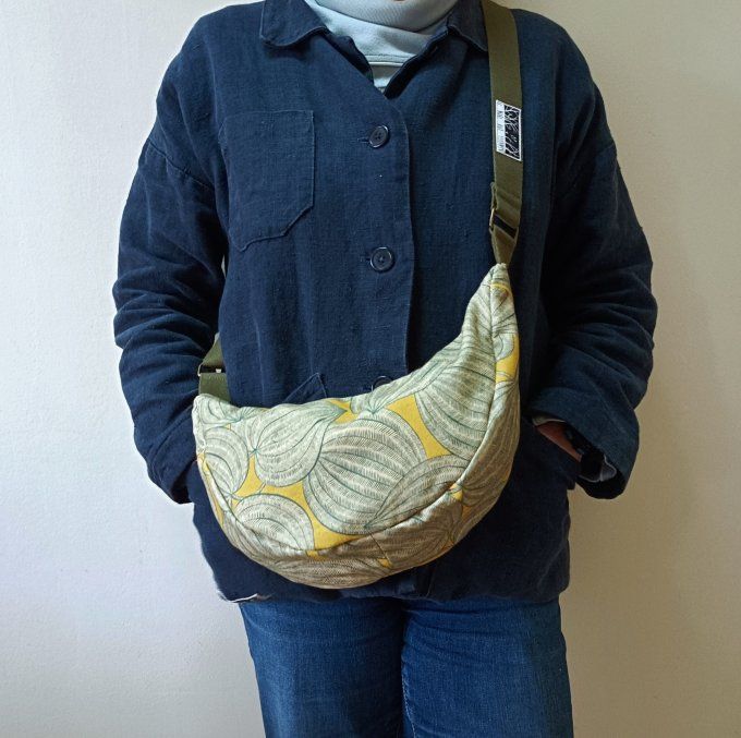 Sac demi-lune - Harvest vert/jaune 