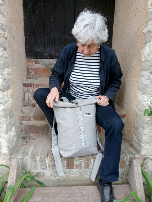 Sac à dos zip-top toile Cayman gis-Tokyo