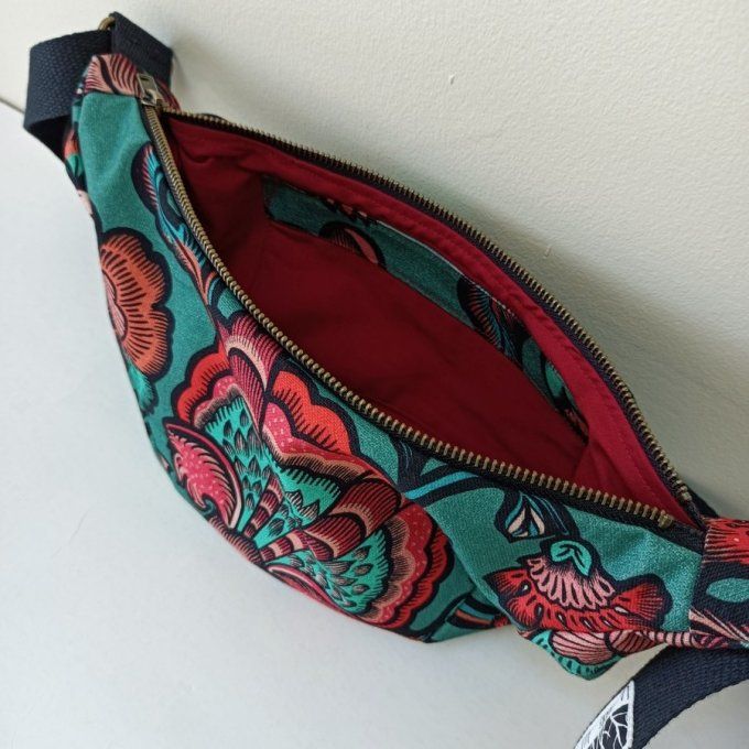 Sac demi-lune coton Indienne