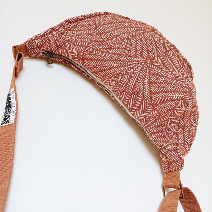 Sac demi-lune - Kyoto terracotta Thévenon