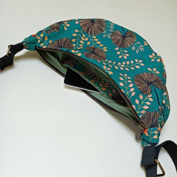 Sac demi-lune - Pondicherry vert